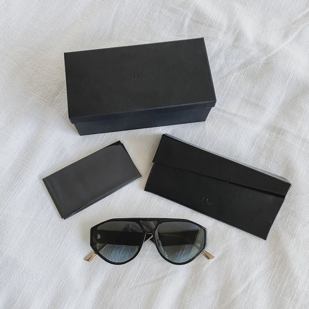 | NEW | Dior | Clan Sunglasses | Black and Gold |